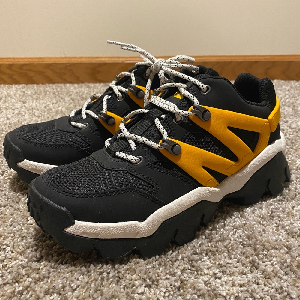 CAT Reactor Men’s Black/Yellow/White Shoes Size 5